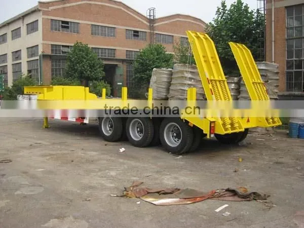 Heavy Duty Low Bed Trailer,Tri-axle Trailer Sale