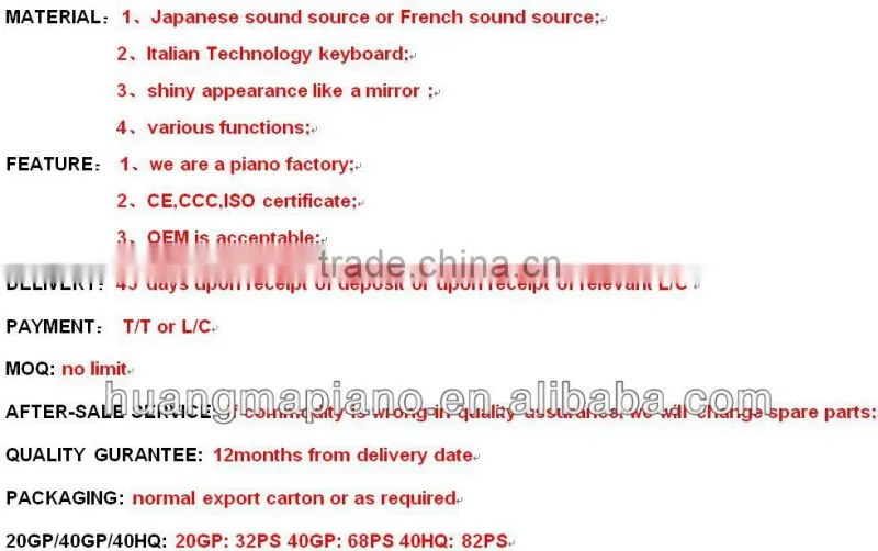 Digital Piano 88 keys/Black Polish Electric Piano/ HUANGMA HD-L123upright piano / musical instrument synthesizer