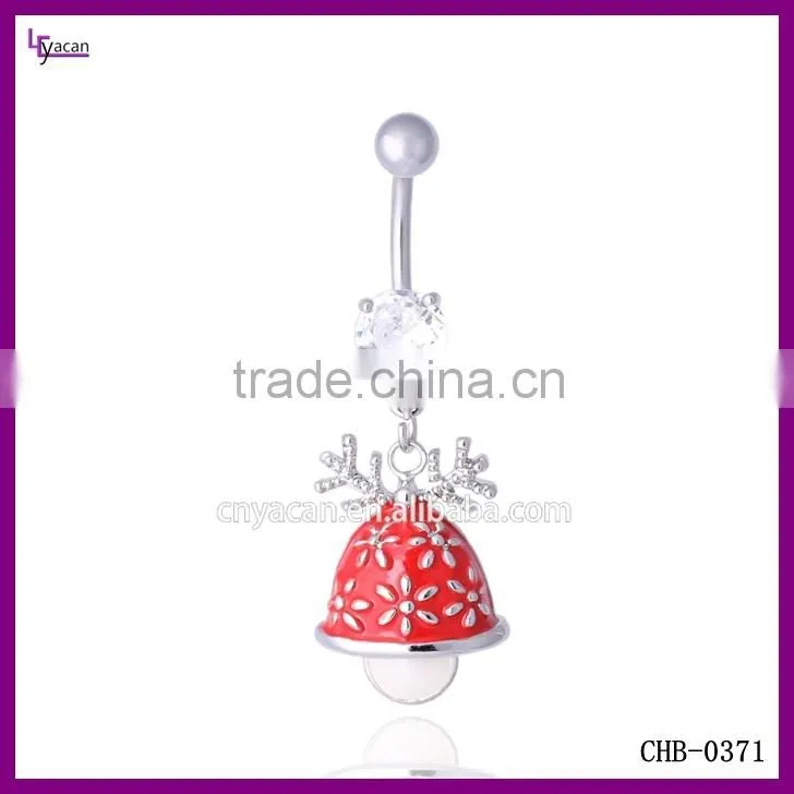 Christmas Dangle Body Jewelry Batman Navel Piercing