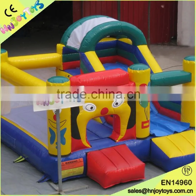 4X4X2.5M Dog Inflatable Bouncer Fun City Bouncing Castle with Slide