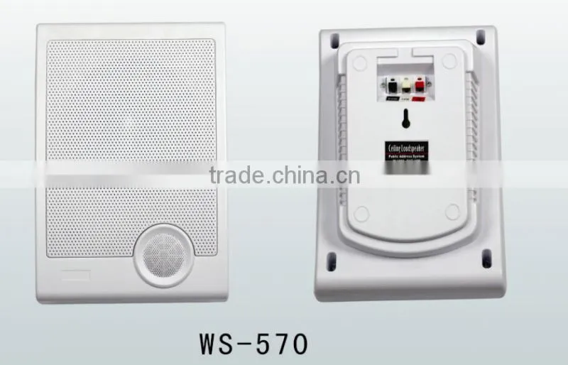 WS-570 professional indoor wall hanging speaker, pa speaker box