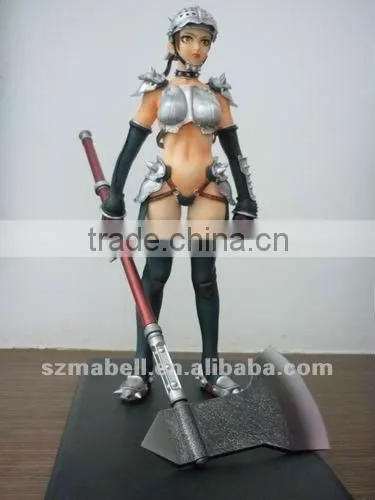 Hot-sale resin sexy anime girl figure/vivid sexy girl toys