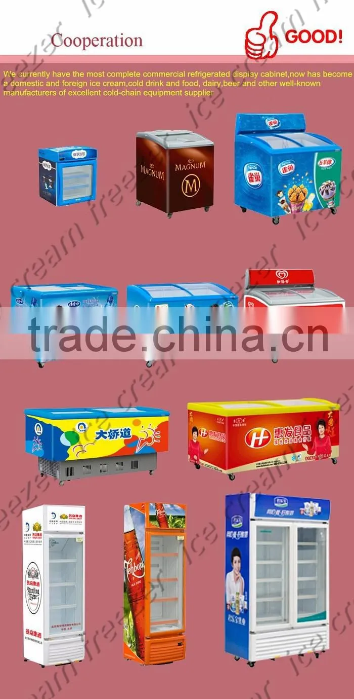 ice cream showcase