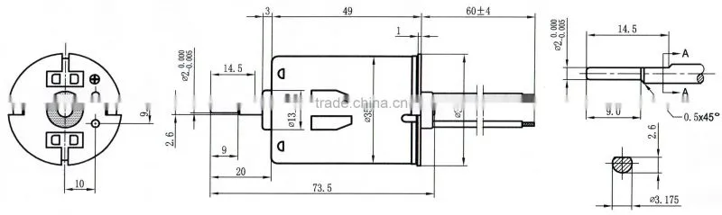 Automobile Antenna DC Motor rs-545