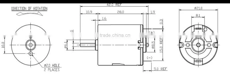 1.5V/3V Eccentric Electric DC Vibrator Motor for Sex Machine Vibrator Motor for Dildos