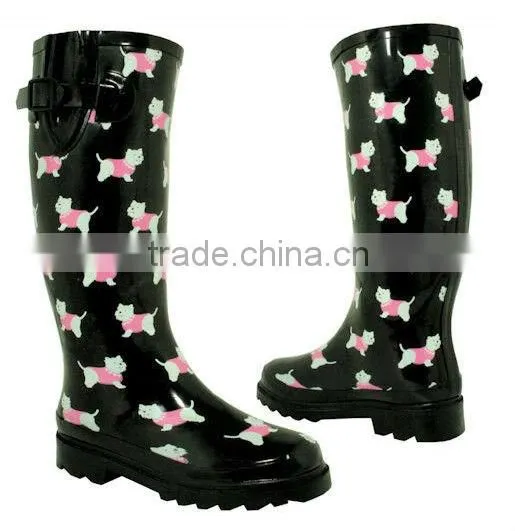 Cute animals design your own rain boots