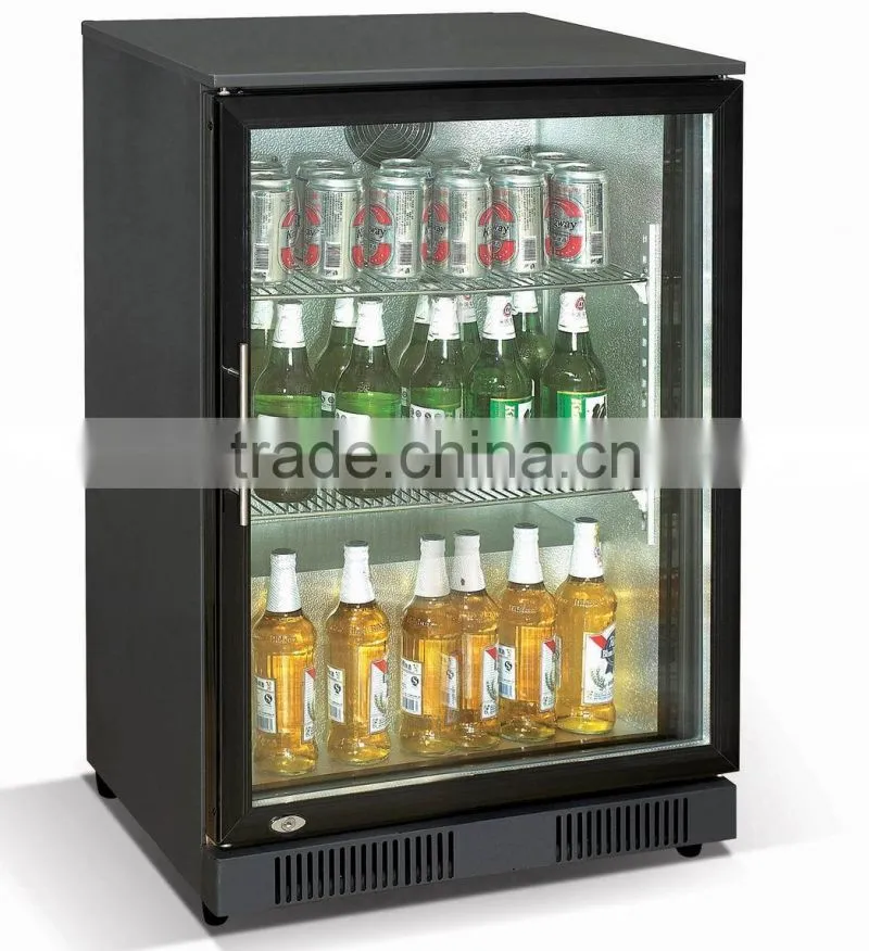Supermarket Beverage Display Fridge with Three Sliding Glass Door 108L ~ 330L