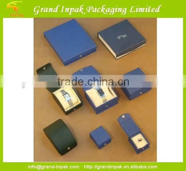 Cardboard watch earring necklace jewelry gift box