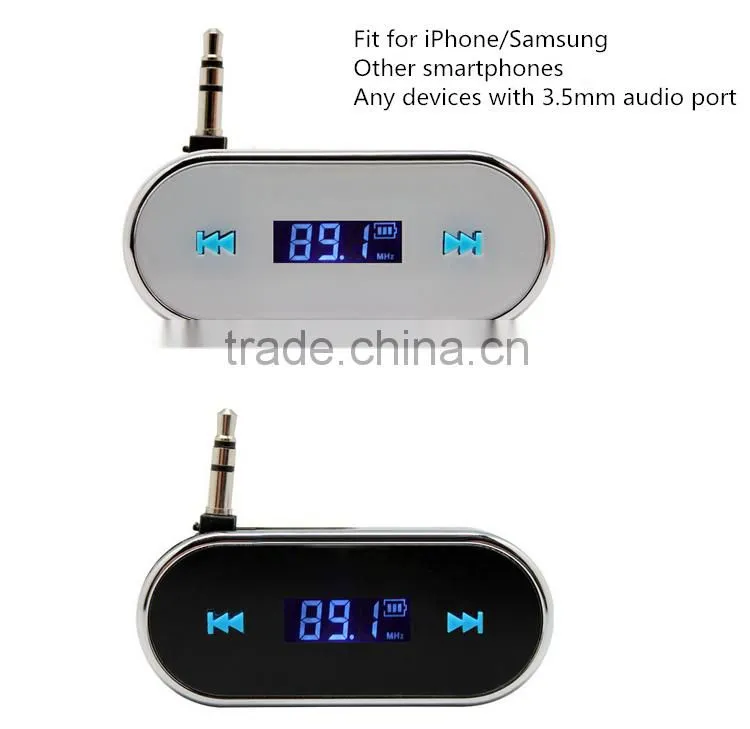 Wholesale Factory 3.5mm In-car Wireless Car Fm Transmitter , Stereo Wireless FM Transmitter For Car MP3 Player