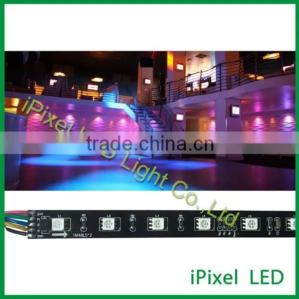 DMX 96 leds metore tube black PCB SMD 5050 led bar