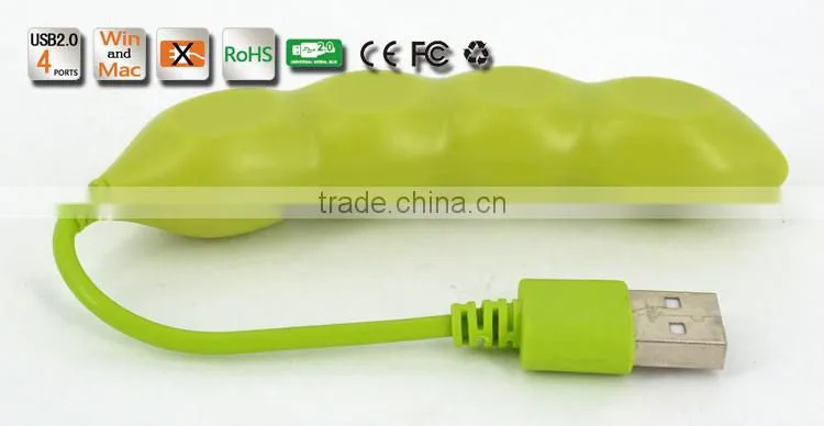 China Personal Design slim funny mini 4 port usb 2.0 hub from usb hub suppliers