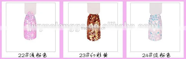 12 color set for Manicure plum sequins beauty TIPS desgin sticker