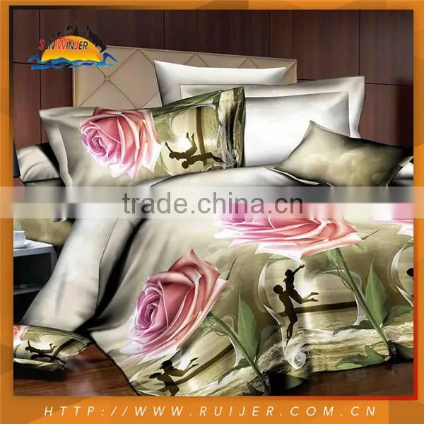 Reasonable Price Reactive Printing Floral Design Quilt Manufacturer