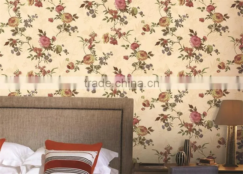 cheap waterproof stereoscopic pvc wallpapers/wallpaper