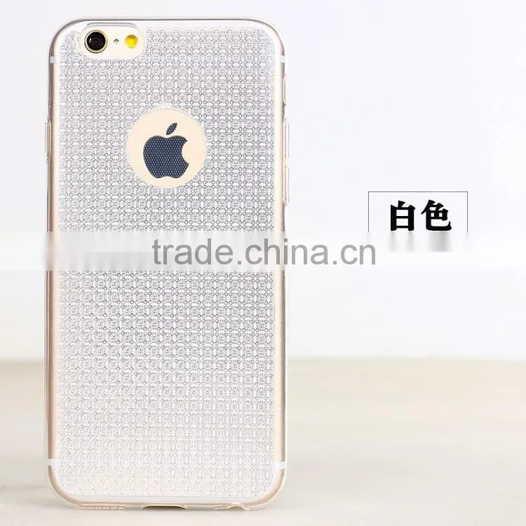 2016 New arrival luxury bling glitter shining soft tpu cases for iphone 6