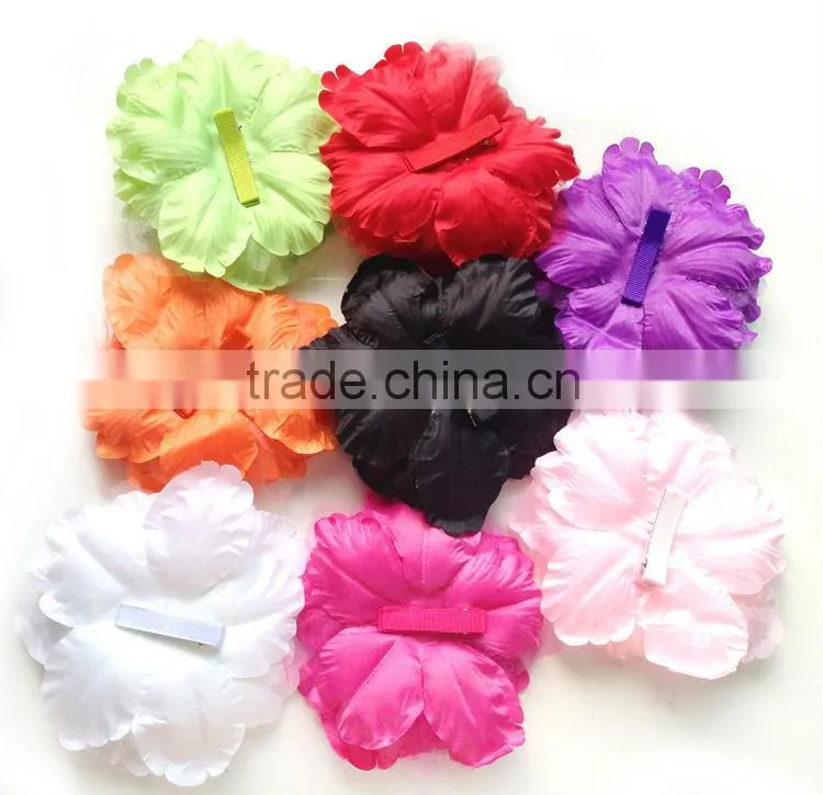 2014 Top Quality Bridal Hair Flower Artificial Elegant Gauze Peony Hair Flower Clip