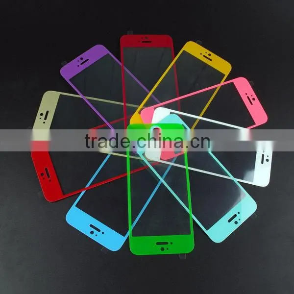 colorful tempered glass accessories For iphone screen protector