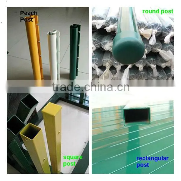 pvc coated welded iron wire mesh fence
