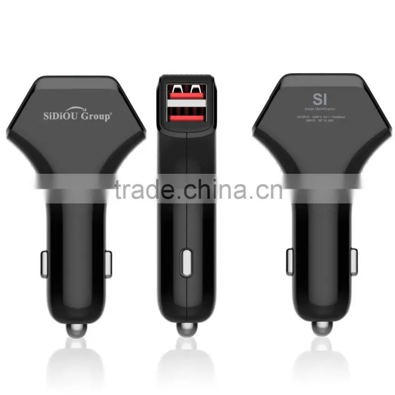 Sidiou Group 4 USB port Car Charger High Output Car Charger for IOS and Andriod devices