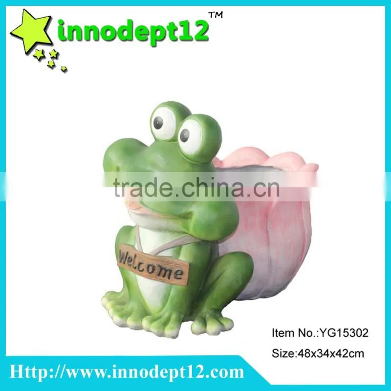 China factory price animal garden decoration concrete flower pot