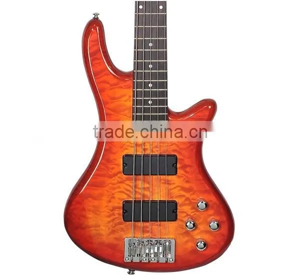 left handed 5 string bass electric guitar diy
