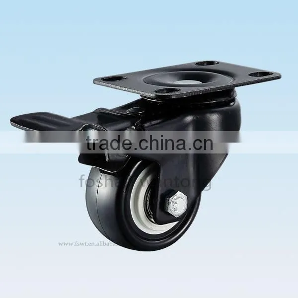 Ball Bearing Light Duty 2 Inch PU Small Caster for Furniture