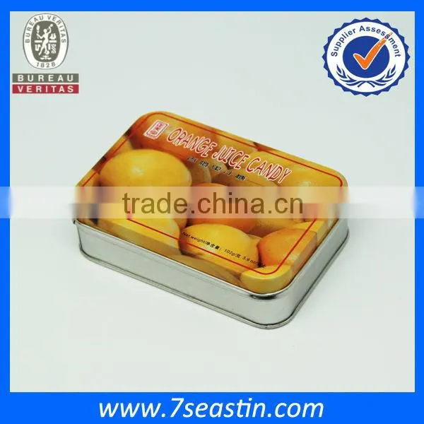 L107-30 small sweet candy food packing tin box