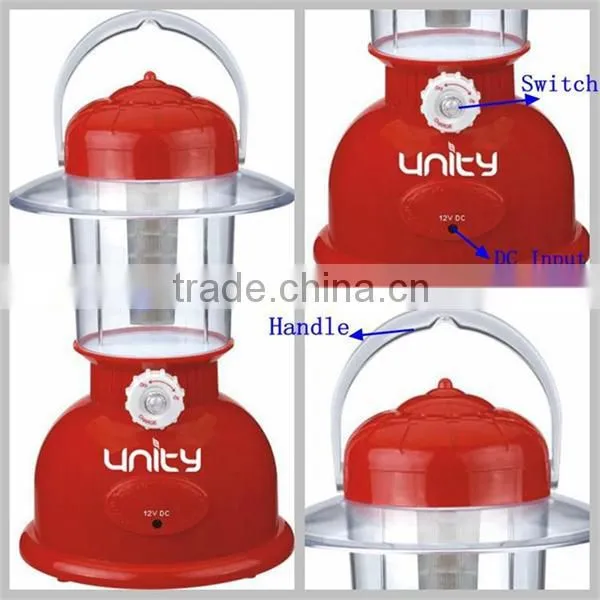 DC 12V Camping Rechargeable Solar Powered Lantern
