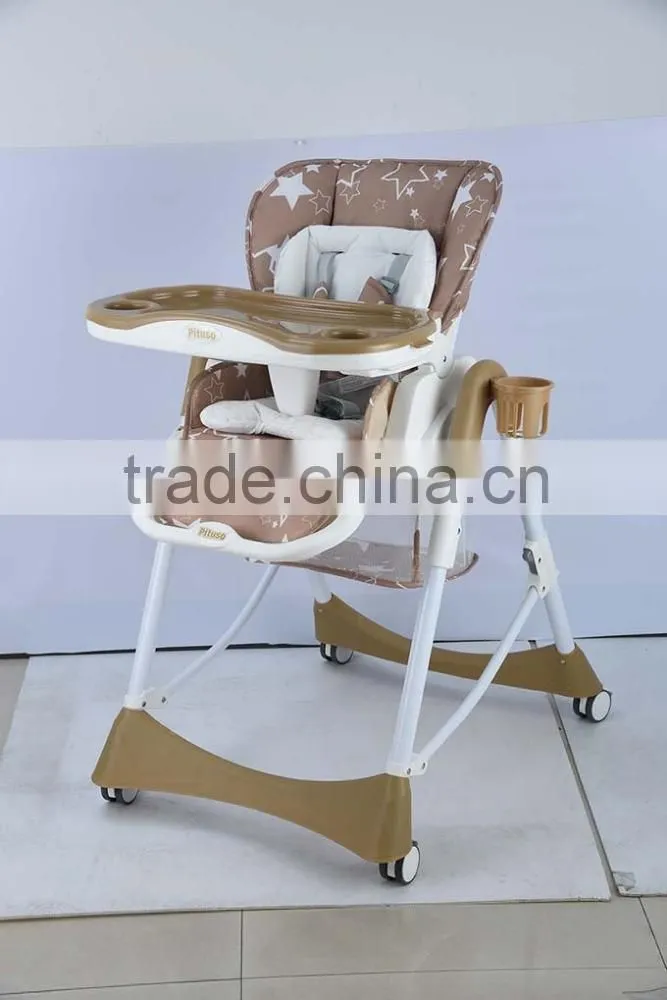 Baby high chair restaurant baby plastic folding high chair baby furniture