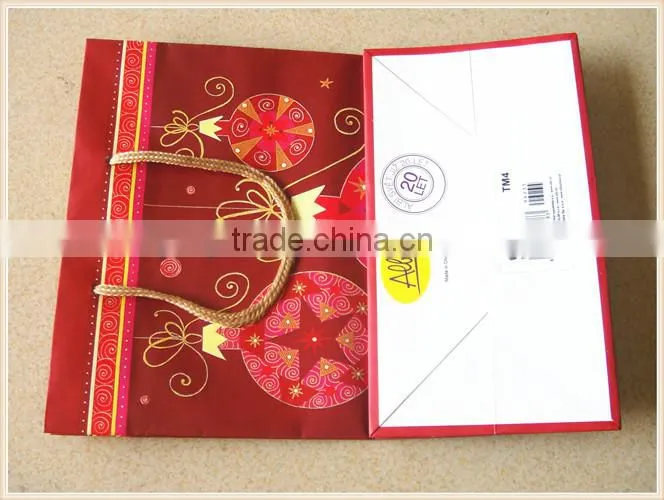 2014 Promotional Paper Gift Bag With Handles