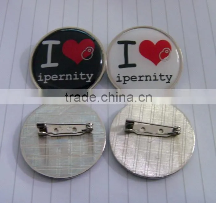 custom metal epoxy resin pin badge,doming lapel pin