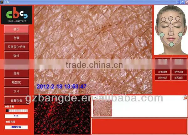 High Resolution Analysis Beauty Equipment for Skin and Hair beauty machine BD-P019