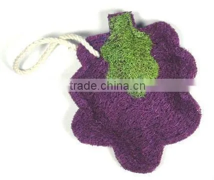 color loofah scrubber