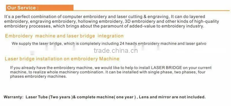 Bridge Type Laser Embroidery,Laser Embroidery System
