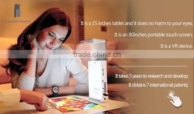 3D Lazertouch pick Mini Projector