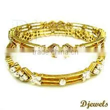 Ladies Bangles, Diamond Gold Bangles, Diamond Jewelry