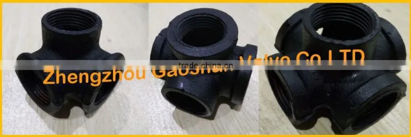 casting iron decorative pipe cross/3d corss with high quality
