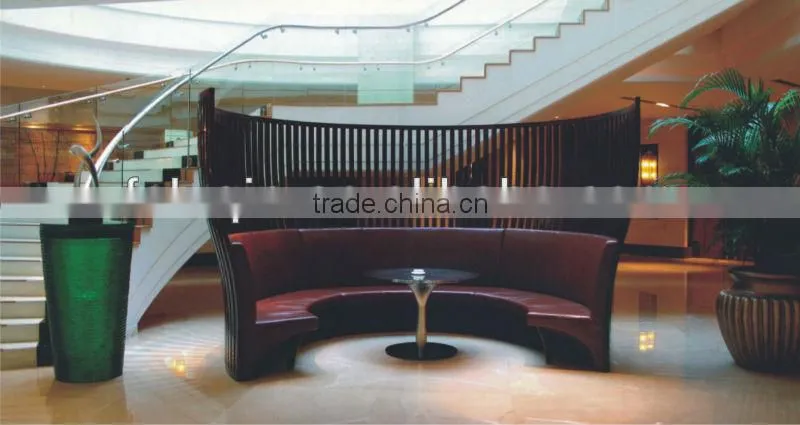 Hot Sale FoShan Supplier Wooden Fabric Hotel Sofa Set(LQ-SF40)