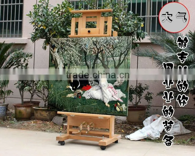 in stock 64*64.5*155(300)cm heavy duty studio easel double rocker easel