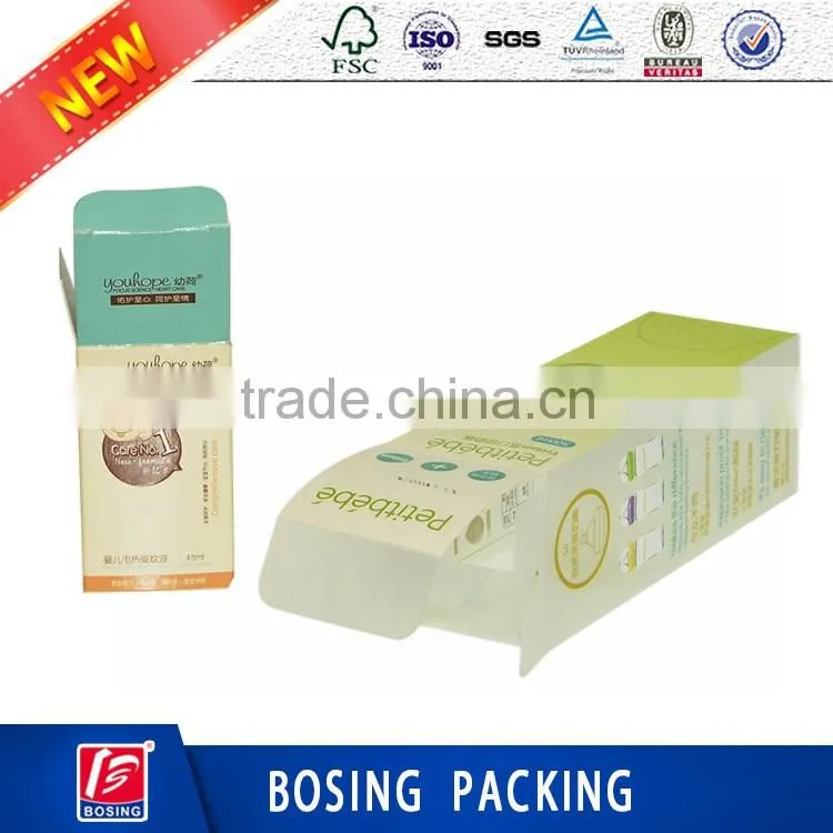 custiom manufacture baby nursing bottle paper packaging packing box
