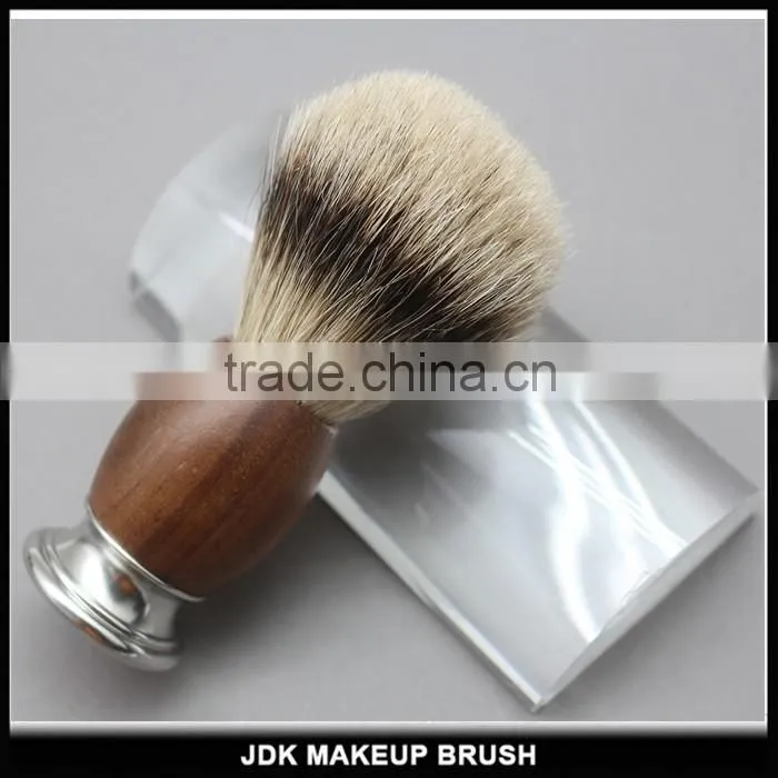 Best Sellers metal base beard brush Top quality wooden handle super badger hair shaving brush for men
