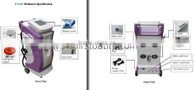 C006 cosmetic e-light hair removal iplmachine with ipl spare part