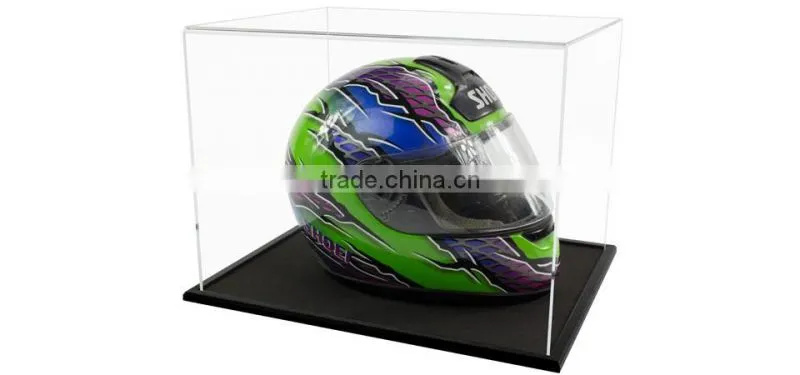 hot selling OEM service high quality fashionable acrylic football display boxes / racks for football fans