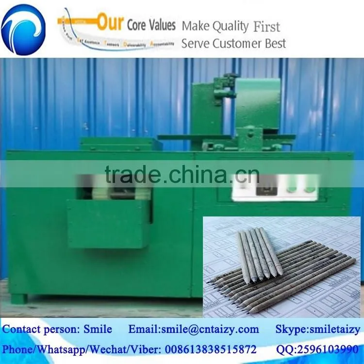 Taizy brand factory prices energy recycling waste paper pencil making machine