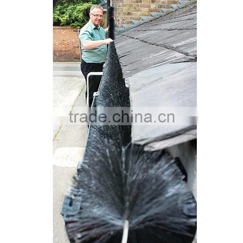 Gutter Leaf Guard Filter Cleaning Brush Worm