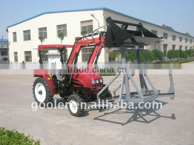 LZ304,30HP, 4WD tractor fit with slasher mower, 4in1 front end loader