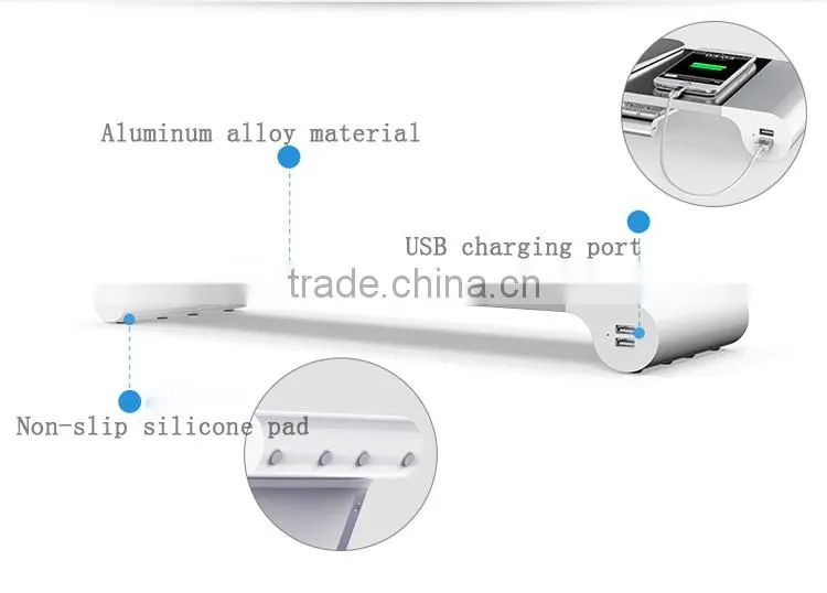 2 in 1 4 USB ports mobile phone charging computer display stand