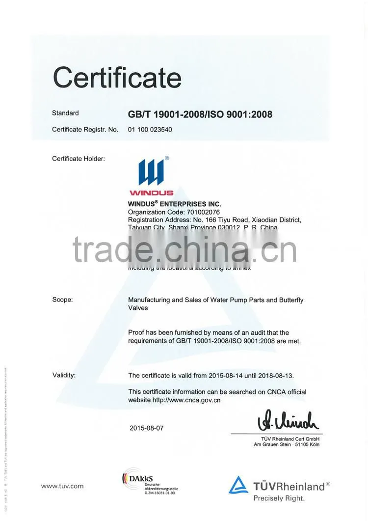 DN1900 PN73 acid resistant high silicon ductile iron butterfly valve