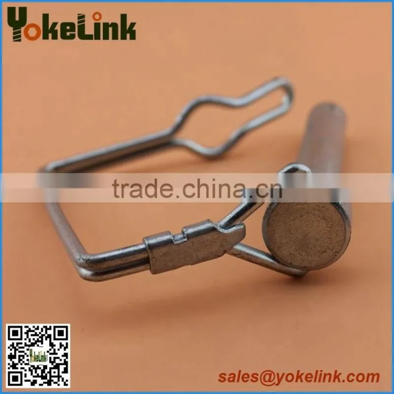Square style wire tab lock pin