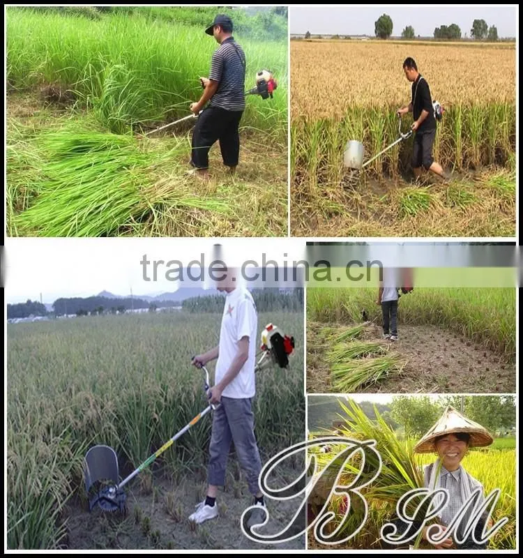 Portable small farm equipment mini grain combine harvester for sale